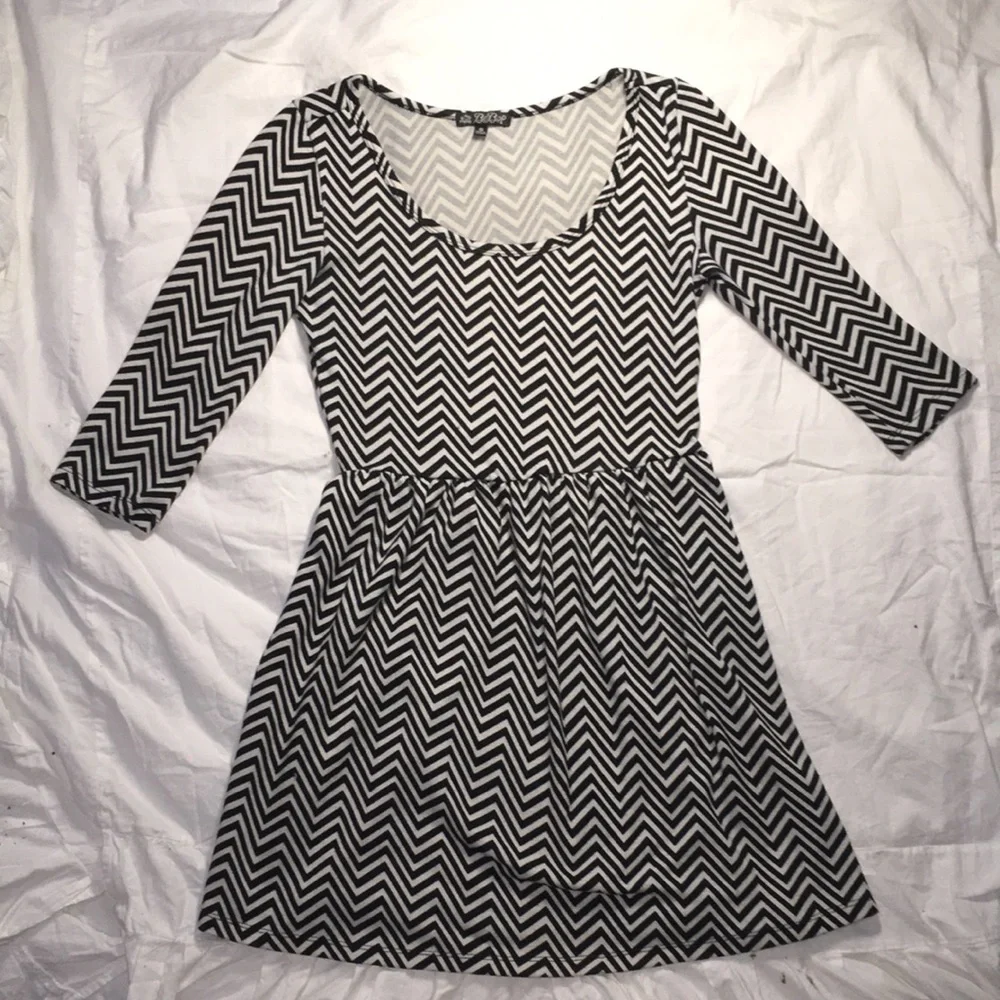 BeBop Women’s Dress. Size Small. Black and White. - Picture 1 of 5